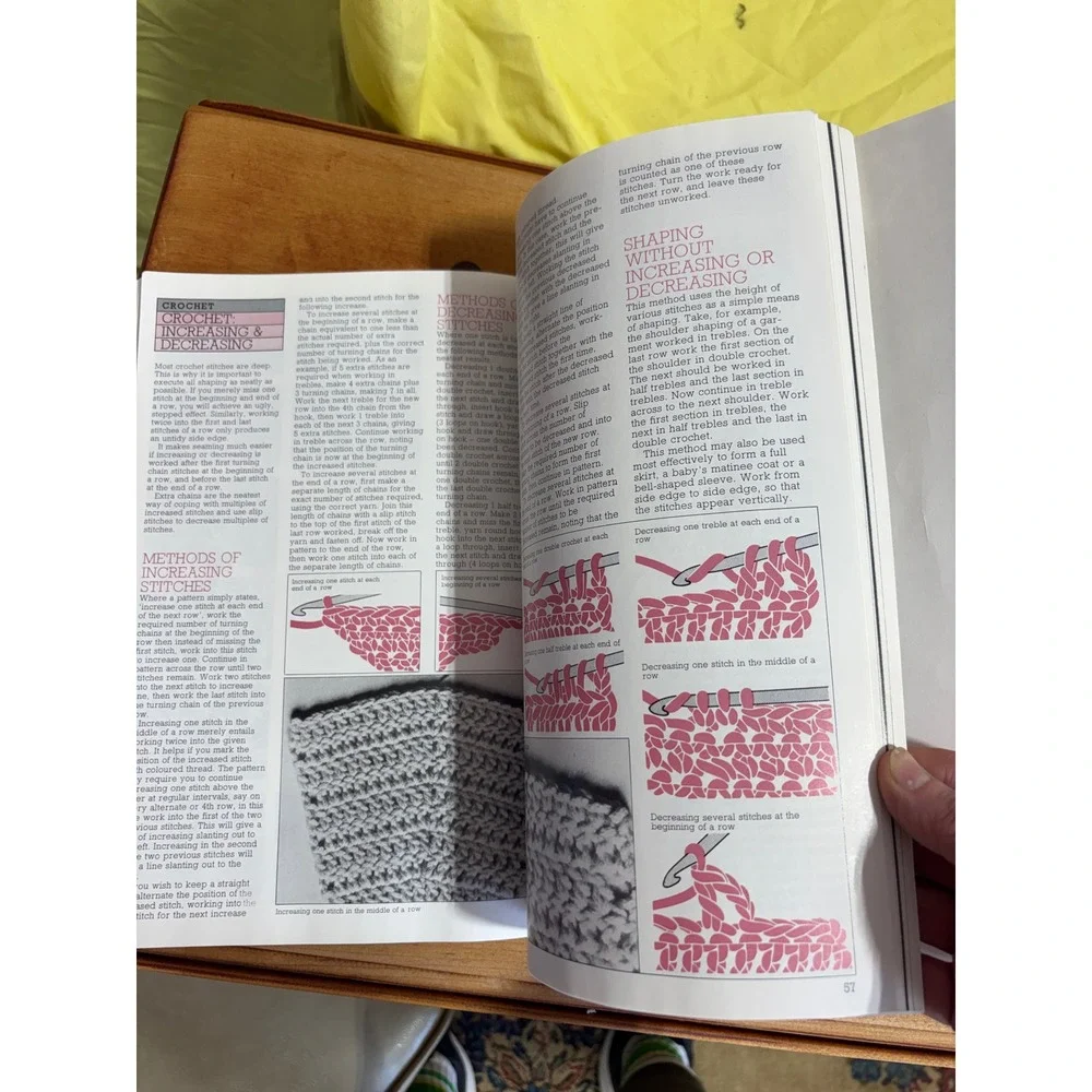 Knitting Fashion Pam Dawson BBC Vintage 1976 Crochet Patterns Guide Book